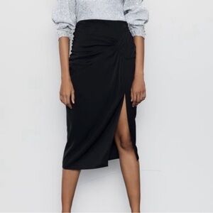 ZARA Elegant Black Women's Skirt